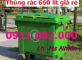 Xe chuyên dùng Xe rác 2025 - Sỉ lẻ xe thùng rác đạp chân, thùng rác 120l 240l giá rẻ tại vĩnh long- lh 0911082000