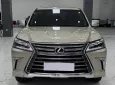 Lexus LX 570 2018 - Bán Lexus LX570 màu vàng cát, sản xuất 2018. Xe siêu mới.