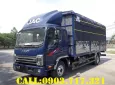 Xe tải 2,5 tấn - dưới 5 tấn 2026 - Bán xe tải Jac N750 thùng bạt 7T4 thùng 6m2 bảo hành 5 năm