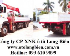 Xe chuyên dùng Xe tải cẩu 2017 - Bán xe tải 5 chân gắn cẩu tự hành 7 tấn, 8-10 tấn, 12-15 tấn Soosan, tanado, Kanglim, Unic, atom 2016, 2017 giá 2 tỷ 300 tr tại Hà Nội