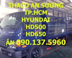 Hyundai HD 500   2016 - TP. HCM Thaco Hyundai HD500 5 tấn, thùng kín, màu xanh, sản xuất mới giá 512 triệu tại Tp.HCM