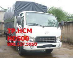 Hyundai HD 500 2016 - TP. HCM Hyundai HD500 mới, màu trắng, mui bạt inox 430 giá 598 triệu tại Tp.HCM