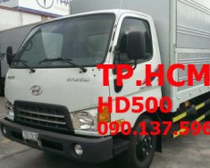 Thaco HYUNDAI HD650 2016 - TP. HCM Hyundai HD650, màu trắng, nhập khẩu, 589tr thùng mui bạt, tôn đen giá 589 triệu tại Tp.HCM