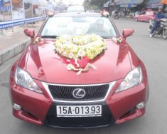 Lexus IS250 C  2.5 AT  2009 - Bán Lexus IS250C 2.5 AT đời 2009, màu đỏ, nhập khẩu chính chủ giá 1 tỷ 350 tr tại Hải Phòng