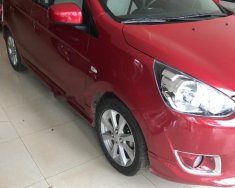 Mitsubishi Mirage 1.2AT 2014 - Cần bán gấp Mitsubishi Mirage 1.2AT sản xuất 2014, màu đỏ, xe nhập, giá chỉ 380 triệu giá 380 triệu tại Gia Lai