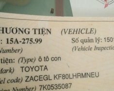 Toyota Zace 2002 - Cần bán xe Toyota Zace đời 2002, nhập khẩu giá 255 triệu tại Lai Châu