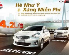 Mitsubishi Attrage 2016 - Bán ô tô Mitsubishi Attrage đời 2016, màu trắng, nhập khẩu giá 400 triệu tại Hà Tĩnh