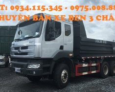 Xe tải 10000kg 2016 - Cần bán xe tải Ben Chenglong 3 chân đời 2016, màu bạc, động cơ 310HP giá 1 tỷ 100 tr tại Bình Dương