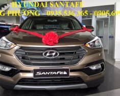 Hyundai Santa Fe 2017 - Bán xe Hyundai Santa Fe sản xuất 2017, màu nâu, nhập khẩu nguyên chiếc giá 1 tỷ 20 tr tại Quảng Ngãi