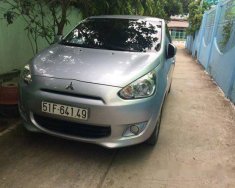 Mitsubishi Mirage  MT 2015 - Bán xe Mitsubishi Mirage MT đời 2015, màu bạc  giá 330 triệu tại Tp.HCM