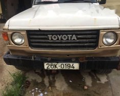 Toyota Land Cruiser   1984 - Bán xe cũ Toyota Land Cruiser đời 1984, màu trắng, nhập khẩu giá 42 triệu tại Hà Nội