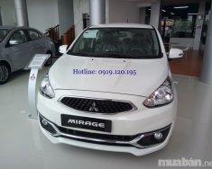 Mitsubishi Mirage 2017 - Bán ô tô Mitsubishi Mirage đời 2017, màu trắng, nhập khẩu Thái Lan, 447 triệu giá 447 triệu tại Bắc Ninh