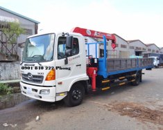 Hino 500 Series 2017 - Bán xe tải Hino 6T gắn cẩu Unic giá rẻ, hỗ trợ vay cao giá 1 tỷ tại Bình Dương