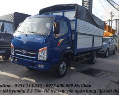 Xe tải 2500kg 2016 - Cần bán xe Hyundai 2.3 tấn TMT Cửu Long năm 2016 giá 400 triệu tại Đồng Tháp