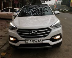 Hyundai Santa Fe   2.4 AT  2017 - Bán ô tô Hyundai Santa Fe 2.4 AT đời 2017, màu trắng giá 1 tỷ 120 tr tại Yên Bái