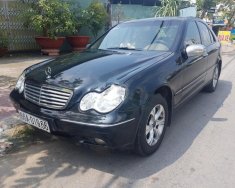 Mercedes-Benz C class C200 Kompressor MT 2002 - Cần bán xe Mercedes C200 Kompressor MT đời 2002, màu đen xe gia đình, 195tr giá 195 triệu tại Đồng Tháp