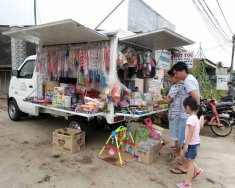 Xe tải 5000kg 2017 - Bán xe tải Veam 750kg, thùng cánh dơi, thuận tiện buôn bán: Quần áo, đồ chơi, hoa, trái cây, cafe, thức ăn nhanh giá 140 triệu tại Đồng Nai