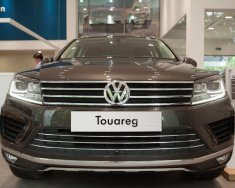 Volkswagen Touareg 3.6L FSI V6 2017 - (ĐẠT DAVID) Bán Volkswagen Touareg đời 2017, màu nâu, xe mới 100% nhập khẩu chính hãng - LH: 0933.365.188 giá 2 tỷ 499 tr tại Tp.HCM