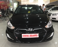Hyundai Acent 1.4 2012 - Cần bán Hyundai Acent 1.4 năm 2012, màu đen, xe nhập, xe gia đình giá 375 triệu tại Phú Thọ