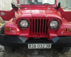 Jeep CJ    1980 - Chính chủ bán xe Jeep CJ 1980, màu đỏ, nhập khẩu giá 130 triệu tại Vĩnh Long