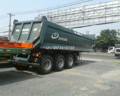 JAC 2018 - Bán Sơ mi Rơ mooc Ben chân rút 3 trục 25 khối, tải 29 tấn Doosung Hàn Quốc. Giao ngay giá 655 triệu tại Cần Thơ