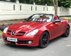 Mercedes-Benz SLK class 2009 - Cần bán xe Mercedes-Benz SLK 350 class sản xuất 2008 màu đỏ, giá chỉ 790 triệu giá 790 triệu tại Tp.HCM