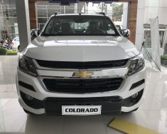 Chevrolet Colorado 2018 - Hà Tĩnh bán Chevrolet Colorado 2 cầu, số tự động, đời 2018, fulloption, màu trắng, khuyến mãi giảm 30 trong tháng 7 âm giá 789 triệu tại Hà Tĩnh