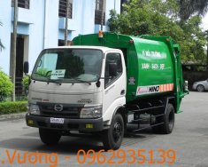 Hino 300 Series 2017 - Bán xe cuốn ép rác Hino 6 khối giá 880 triệu tại Hà Nội