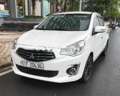 Mitsubishi Attrage  CVT 2015 - Bán Mitsubishi Attrage CVT sản xuất 2015, màu trắng, nhập khẩu giá 425 triệu tại Tp.HCM