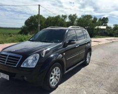 Ssangyong Rexton II 2008 - Cần bán lại xe Ssangyong Rexton II năm 2008, màu đen giá 380 triệu tại Tp.HCM