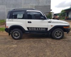 Ssangyong Korando   2001 - Cần bán Ssangyong Korando đời 2001, màu trắng giá 120 triệu tại Đắk Lắk