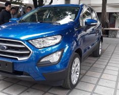 Ford EcoSport Titanium 1.0L AT 2018 - Cần bán xe Ford EcoSport 1.0 năm 2018, xanh lam, xe có sẵn đại lý, KM tặng 1 năm BHTV, thủ tục nhanh gọn giá 689 triệu tại Lào Cai