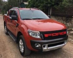 Ford Ranger  Wildtrak 2014 - Bán Ford Ranger Wildtrak đời 2014, màu đỏ, nhập khẩu chính chủ giá 645 triệu tại Nghệ An