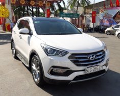 Hyundai Santa Fe CRDi 2017 - Hyundai Santa Fe CRDi model 2017, màu trắng, nhập khẩu còn mới toanh, full option loại cao cấp nhất, 1tỷ 65tr giá 1 tỷ 65 tr tại Tp.HCM