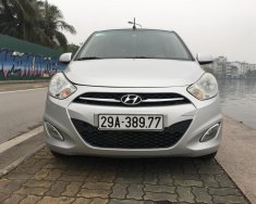 Hyundai i10 2012 - Hyundai i10 màu bạc số sàn, nhập khẩu nguyên chiếc   giá 220 triệu tại Hà Nội