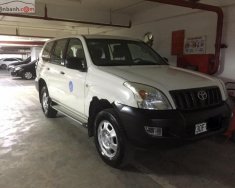 Toyota Prado  GX 3.0 2004 - Bán xe Prado GX 3.0, 2 cầu, số sàn, màu trắng, nội thất nỉ màu kem, máy dầu, đời 2005, 08 chỗ giá 630 triệu tại Hà Nội