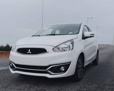 Mitsubishi Mirage MT 2019 - Cần bán Mitsubishi Mirage MT năm 2019, màu trắng, xe nhập, giá 350tr, mới 100%, khuyến mãi tốt giá 350 triệu tại Quảng Bình