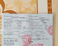 Kia Pride CD5 2002 - Bán Kia Pride CD5 sản xuất 2002, màu trắng  giá 63 triệu tại Tp.HCM