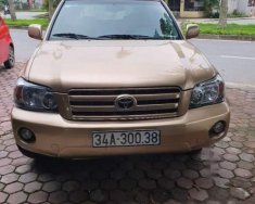 Toyota Highlander 2005 - Bán Toyota Highlander đời 2005, màu vàng, xe nhập số tự động giá 360 triệu tại Tp.HCM