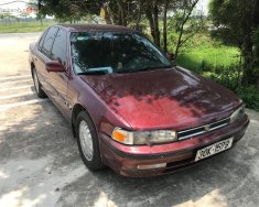 Honda Accord EX 2.2MT 1990 - Cần bán xe Honda Accord EX 2.2MT sản xuất năm 1990, màu đỏ, nhập khẩu nguyên chiếc giá 60 triệu tại Vĩnh Phúc