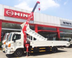 Hino 500 Series FC 2019 - Xe tải Hino 2019 6 tấn thùng lửng 6.1m gắn cẩu Unic URV344 giá 1 tỷ 410 tr tại Tp.HCM