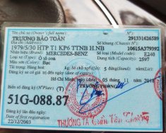 Mercedes-Benz S class S240 2003 - Bán Mercedes S240 2003, màu bạc, xe nhập   giá 270 triệu tại Tp.HCM