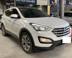 Hyundai Santa Fe 4WD 2015 - Hãng bán Hyundai SantaFe 4WD 2.4AT, 2015 màu trắng, biển SG giá 846 triệu tại Tp.HCM