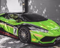 Lamborghini Huracan 2014 - Bán Lamborghini Huracan đời 2014, màu xanh lục nhập khẩu nguyên chiếc, giá tốt 12 tỷ 700 triệu đồng giá 12 tỷ 700 tr tại Tp.HCM