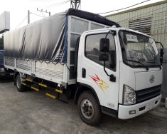 Howo La Dalat 2017 - Bán xe tải 8 tấn thùng dài 6m3, màu trắng, máy Hyundai ga cơ giá 450 triệu tại Bình Dương