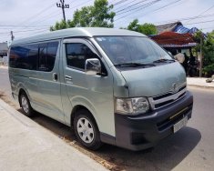 Toyota Hiace   2010 - Bán Toyota Hiace đời 2010, máy dầu, màu xanh ngọc giá 370 triệu tại Quảng Ngãi