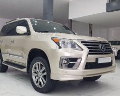 Lexus LX 2015 - Cần bán xe Lexus LX570 sản xuất 2015, nhập khẩu nguyên chiếc, màu vàng cát giá 4 tỷ 680 tr tại Hà Nội