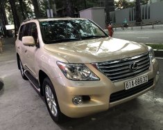 Lexus LX 570 2008 - Bán xế hạng sang, Lexus LX 570 đời 2008, màu vàng cát, nhập khẩu giá 2 tỷ 150 tr tại Tp.HCM