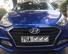 Hyundai Grand i10 2018 - Cần bán xe Hyundai Grand i10 1.2 AT năm sản xuất 2018, màu xanh lam số tự động, giá 360tr giá 360 triệu tại Quảng Trị