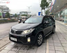 Kia Sorento   2014 - Bán xe cũ Kia Sorento GAT 2.4L 2WD đời 2014, màu đen giá 615 triệu tại Quảng Ninh